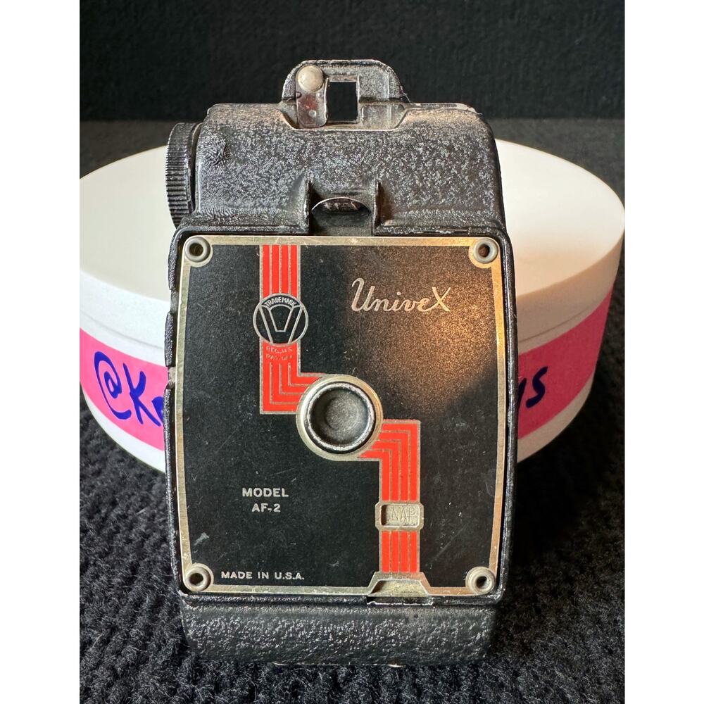 Vintage Univex model AF-2 miniature film CAMERA not working FOR DISPLAY